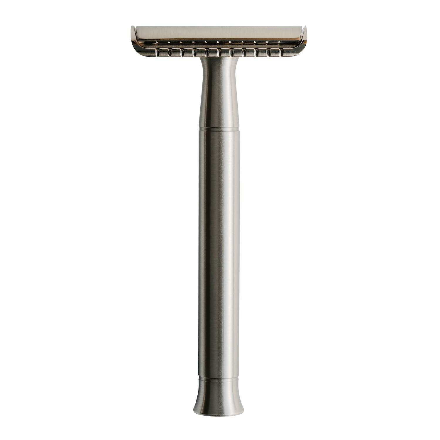 Safety Razor - Baron Classic - Brushed Alloy - Lather & Wood Shaving Co