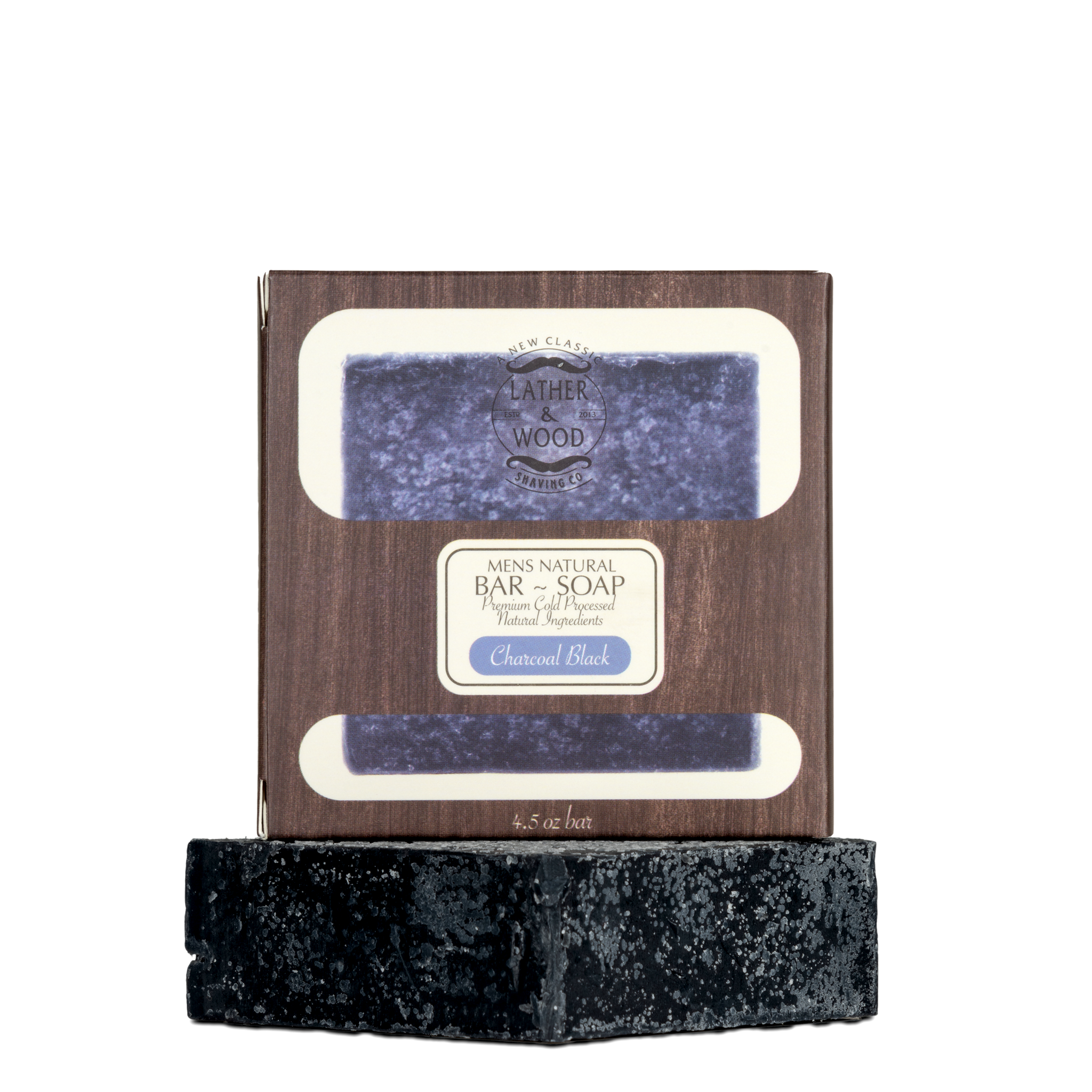 Bar Soap - Handmade - Charcoal Black