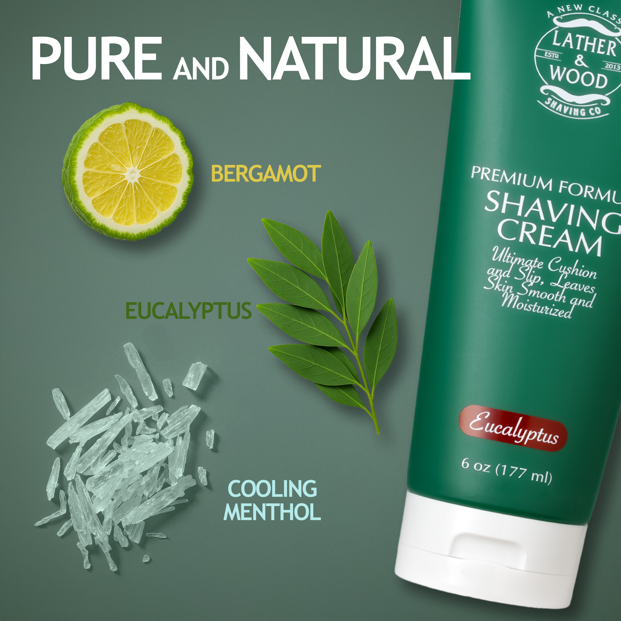 Premium Shaving Cream - Eucalyptus