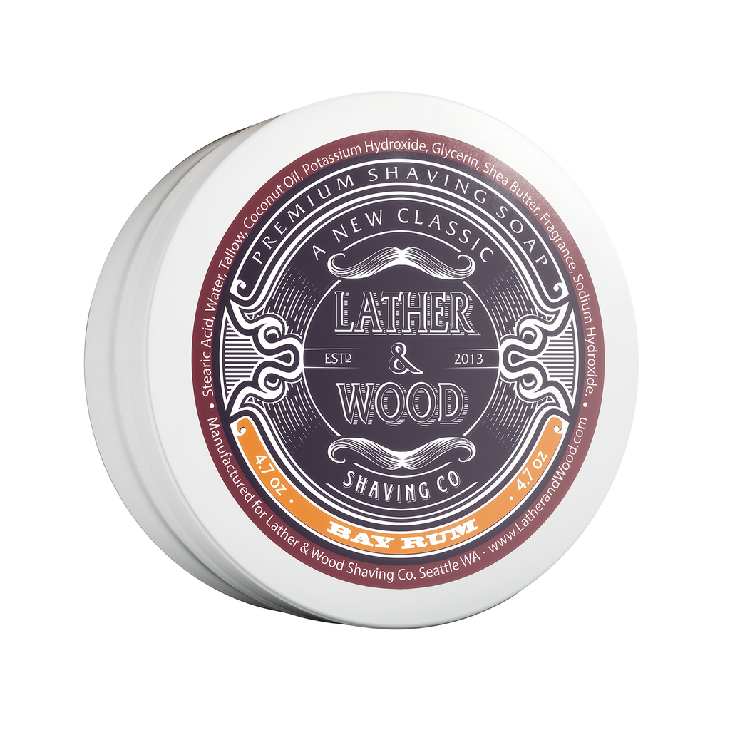 Luxury Shaving Soap Lather & Wood Shaving Co