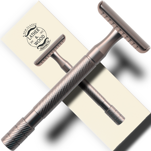 Safety Razor - Baron Noble - Forge Gray - Lather & Wood Shaving Co